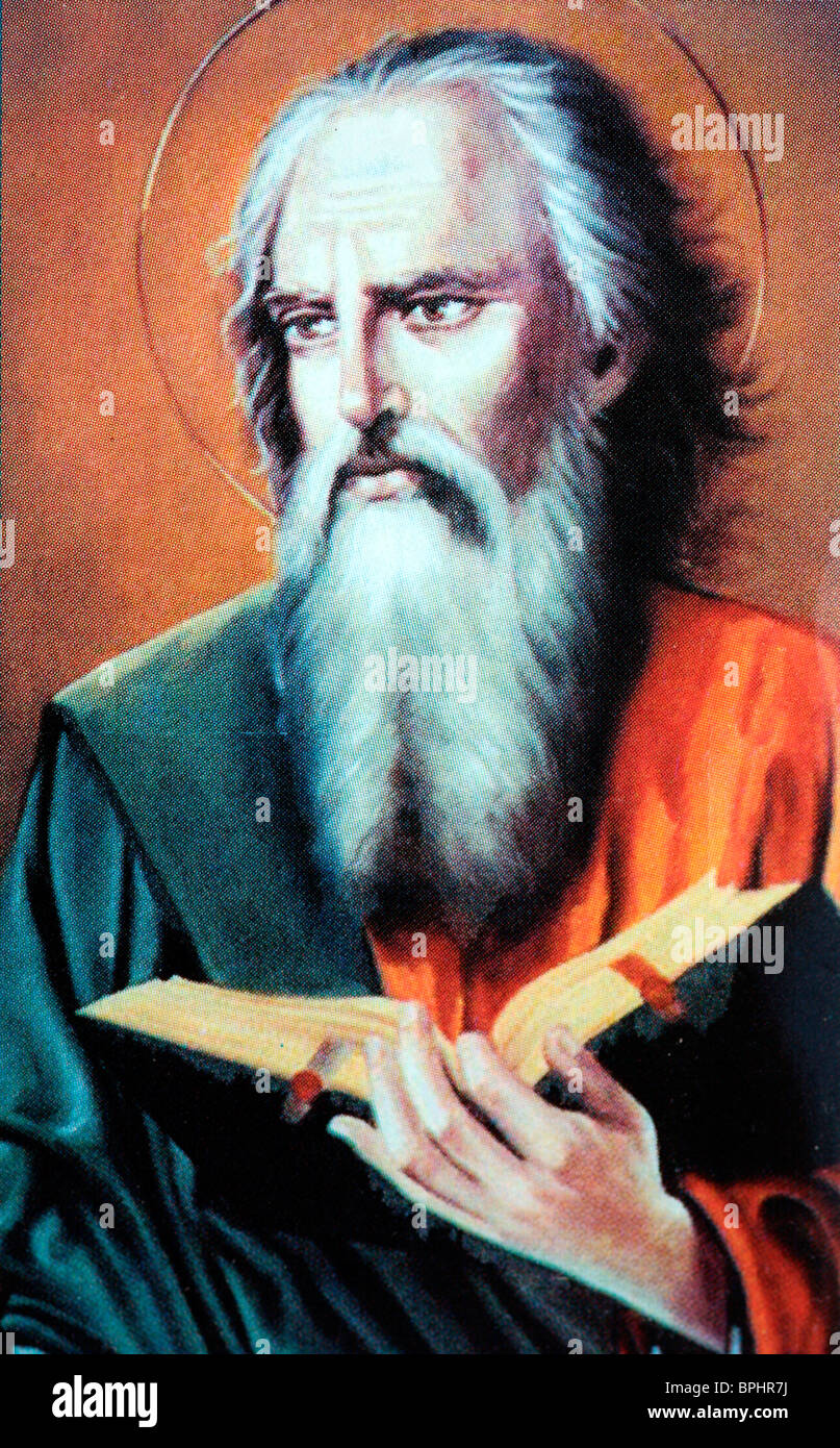 Artwork of the Apostle Saint Paul who became a Christian convert `on
